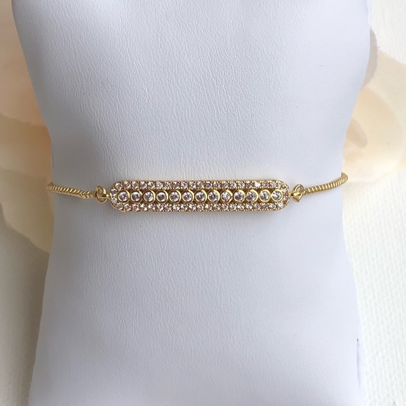 Jewelry - Cubic Zirconia Gold bracelet